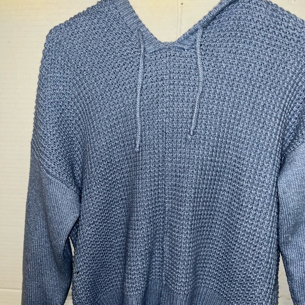 Blue hoodie